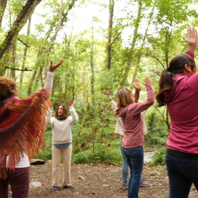 Danzando en el bosque