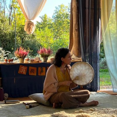 Nuria Cervera Templo de la Voz Actividades tambor